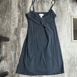 𝅺ann Taylor Loft Spaghetti Strap polka dot Dress